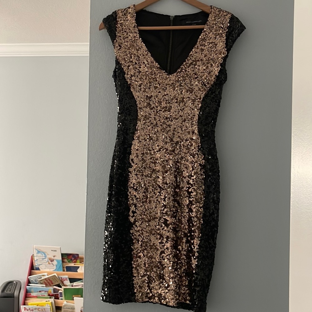 Sequin dress, French Connection, size 6
